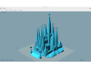 sagrada familia in barcelona Gebäude & Strukturen 3d print model - Mito3D