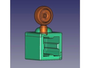 filament guide de kossel anycubic 2020 L'imprimante 3d pièces filament-guide mini 3d print model - Mito3D