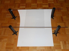 suspensão de vidro fotografia - 1-1 4 polegadas tubo pé ferramentas arte tubulação dreno 3d print model - Mito3D