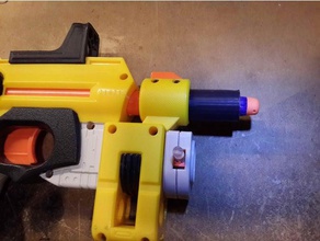 nerf n strike noche buscador de ex 3 extendido barril elite dardos juguetes y accesorios juego pistola mods 3d print model - Mito3D