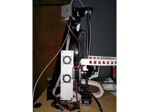 mainboard case - tronxy p802e 3d printer parts cooler cover fan 3d print model - Mito3D