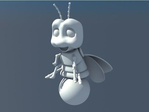 glowworm Stampante 3d parti Stampa firefly insetto di illuminazione parte 3d print model - Mito3D