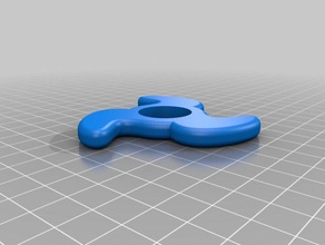 fidget spinner - 3 curva de las alas juegos y juguetes 3d print model - Mito3D