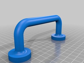 customizable drawer handles household door handle 3d print model - Mito3D