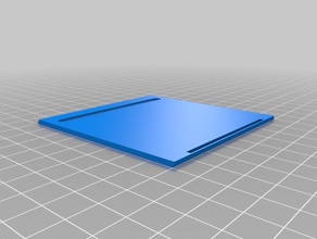 mon paramétrique personnalisé divisé boîte coulissante en haut L'impression 3d 3d print model - Mito3D