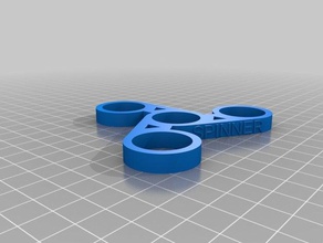 my customized custom captioned fidget spinner dual extrusion juan antonio toy & game accessories 3d print model - Mito3D