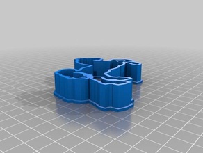 Pferd Ausstecher Küche und Esszimmer cookie cutter 3d print model - Mito3D
