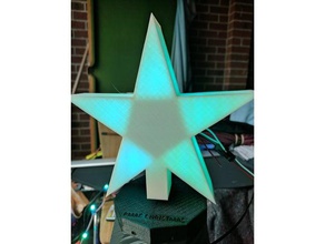 Noel yıldızı coro mini ağaç diy 12mm led piksel rgb yıldız 3d print model - Mito3D