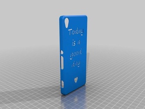 sony experia xa caso telefone celular 3d print model - Mito3D