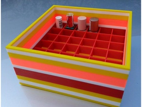nagelackbox - nail polish box 3d printing 3d print model - Mito3D