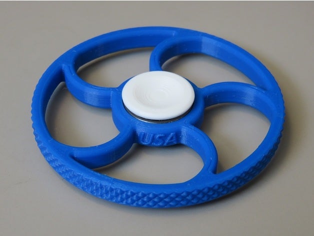zigrinata giro spinner giocattoli meccanici fidget 3D print model - Mito3D