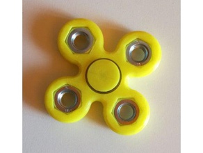 spinner m10 nuts toys & games 3d print model - Mito3D