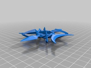 guerrier fidget spinner L'impression 3d 3d print model - Mito3D