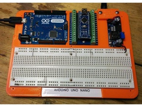 breadboard arduino uno nano regülatörü elektronik leonardo 3d print model - Mito3D