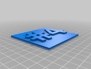 4 Schilder & logos kundengebundene 3d print model - Mito3D