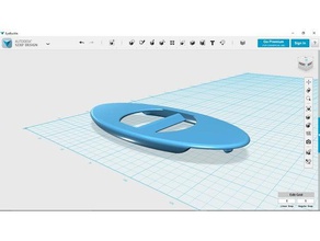 basit geniş kemer tokası aksesuarlar 3d print model - Mito3D
