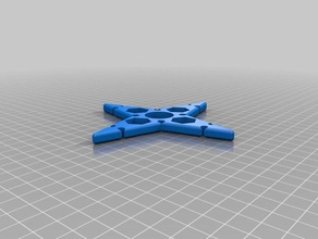 il mio personalizzato stella ninja fiocco di neve fidget spinner giocattoli meccanici su misura 3d print model - Mito3D