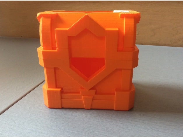 clash clan royal de la poitrine carte royale 3D print model - Mito3D