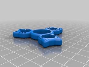 kedi fidget spinner benim - m8 somun mekanik oyuncaklar özelleştirilmiş 3d print model - Mito3D