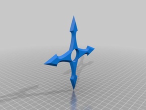 4 punto de spinner La impresión en 3d fidget mano la juguete 3d print model - Mito3D