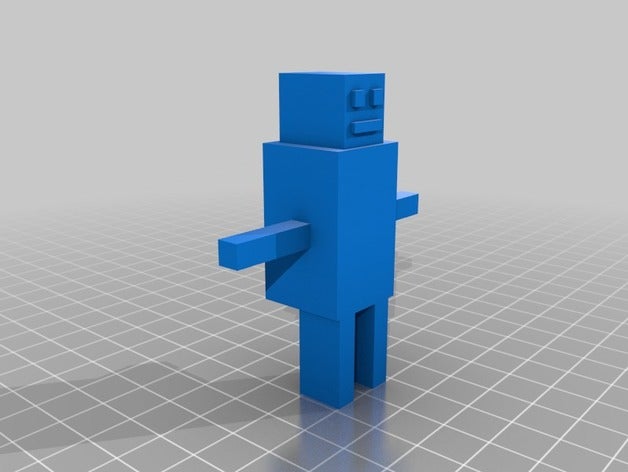 minecraft zombie La stampa 3d 3D print model - Mito3D