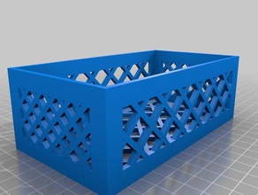 parametric container 145x80x50 containers customized 3d print model - Mito3D