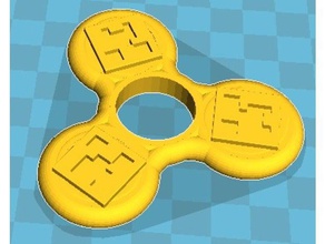 minecraft creeper tri-spinner juegos y juguetes 3d print model - Mito3D