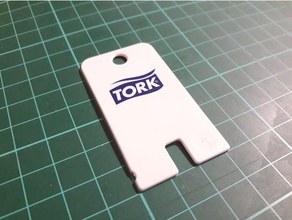 tork key towel dispenser bathroom 3d print model - Mito3D