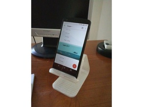 smartphone stand téléphone mobile le 3d print model - Mito3D