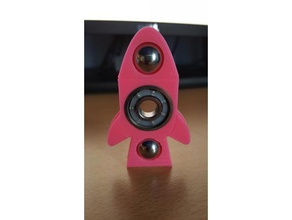 nave espacial de la ruleta juguetes mecánicos 3d print model - Mito3D