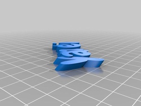 yaneli my customized iamburny's organization 3d print model - Mito3D