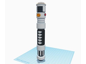 sabre laser accessoires de jeu arduino jedi lumière star wars star-wars 3d print model - Mito3D