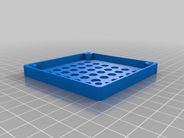 filter 80x80 Lüfter 3d-drucken - cover Staub-filter 3D print model - Mito3D