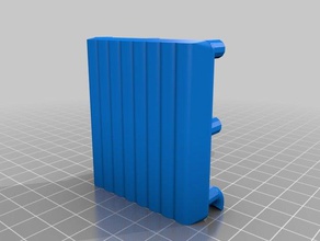 pegboard needle file holder - vertical tool holders & boxes customized 3d print model - Mito3D