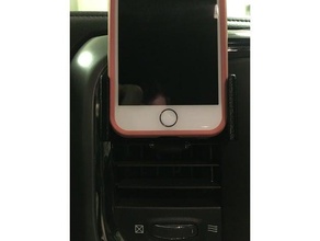 iphone 6 7 vent mount mobile phone car 3d print model - Mito3D