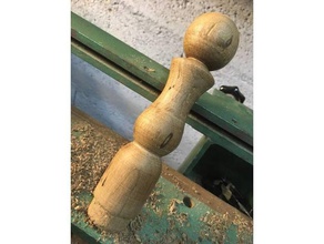 chiglia in legno quille bois hobby adrien bowling modello fatta rizzo ten pin tornio di woodreff gioco 3d print model - Mito3D