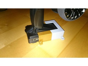remote control transmitter pistol holder rc absima cr3p r c vehicles 3d print model - Mito3D