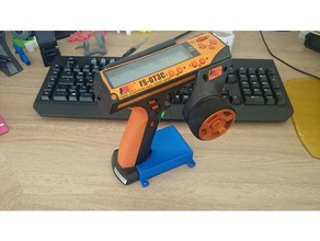 remote control transmitter pistol holder rc flysky fs-gt3c r c vehicles gt3c 3d print model - Mito3D