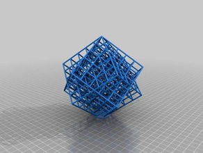 la torture test cube les mathématiques de l'art personnalisé 3d print model - Mito3D