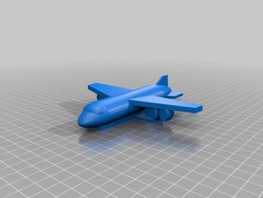 airplane small scale 3d printing 3d print model - Mito3D