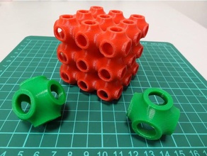 schwarz p surface lattice math art 3d print model - Mito3D