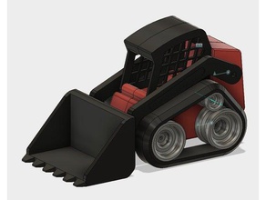 büyük parça mini yükleyici r c araçlar track loader 3d print model - Mito3D