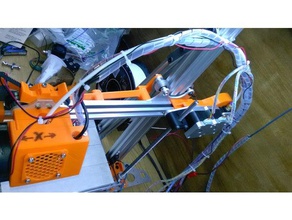 extruder re-locate 3d printer extruders reach3d reach 3d print model - Mito3D
