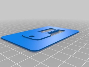 my customized duplicating house keys credit card remix 3d print model - Mito3D