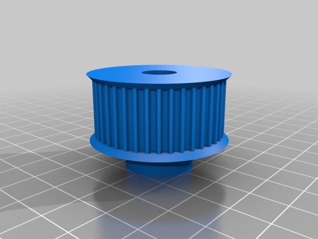 my customized parametric pulley - lots tooth profiles 3d printer parts 3D print model - Mito3D