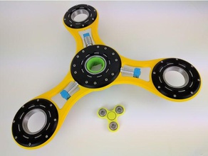 moas madre de todos los spinners accesorios 6010 cojinete fidget spinner rodamiento 3d print model - Mito3D