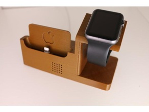 apple-reloj -de pie-v7 el teléfono móvil 3d print model - Mito3D