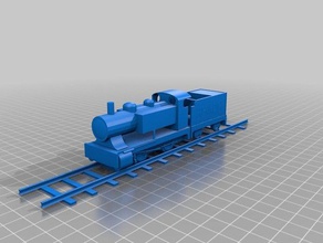 endüstriyel 0-4-0 lokomotif modelleri desen 3d print model - Mito3D