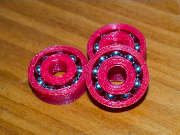 rodamiento 608 5 mm de bolas acero partes cojinete el por 3D print model - Mito3D