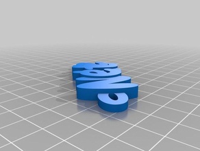 nettie organização personalizado 3d print model - Mito3D